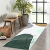 Bedroom/Nursery/Playroom/Office Rug -Abstract Modern Aesthetic Carpet, Washable Non Slip Thin Soft Stain Resistant Minimalist Floor Cover - 3 of 4