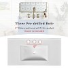 Mshliw 36'' Bathroom Vanity with Ceramic Sink, Solid Wood and MDF Freestanding Storage Cabinet with 2 Drawers and Shelf, Modern Single Sink Vanity - 3 of 4