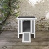 Karl Home Gray Outdoor Rabbit Hutch - 3 of 4