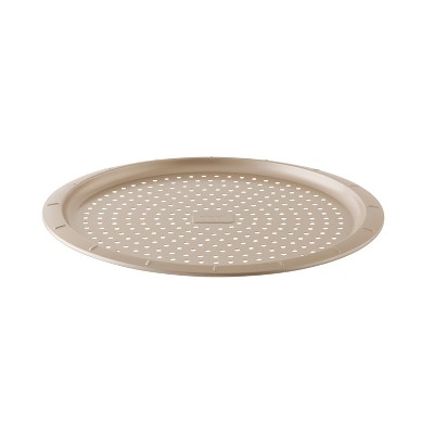 Nordic Ware 12.5 in Round Brown Nonstick Aluminized Steel Pizza Pan 