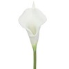 Duovlo 20pcs Calla Lily Bridal Wedding Bouquet Lataex Real Touch Artificial Flower Home Party Decor (Pure White) - 3 of 4