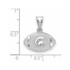 Black Bow Jewelry Sterling Silver Michigan State Spartans NCAA Small Pendant - 2 of 3