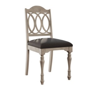 Austin Farmhouse Dining Chair (Set of 2) Gray - Abbyson Living