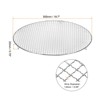 Unique Bargains Stainless Steel Round Cross Wire Barbecue Grill with Legs - 2 of 4