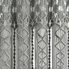 Lush Décor Boho Macrame Textured Cotton Window Curtain/Room Divider/Doorway/Wall Decor Single Gray 40X63 - 3 of 4
