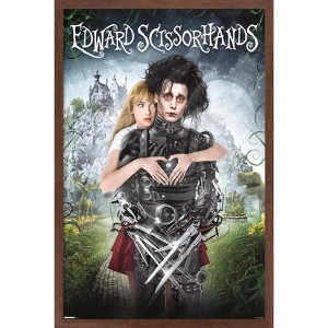 Trends International Edward Scissorhands - Heart One Sheet Framed Wall Poster Prints - 1 of 4
