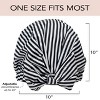 Kitsch Luxury Shower Cap - Stripe - 2 of 4