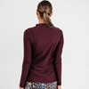 Calypsa Women's Half-Zip Long Sleeve Rash Guard UPF 50+ Nora Swim Top - 2 of 3