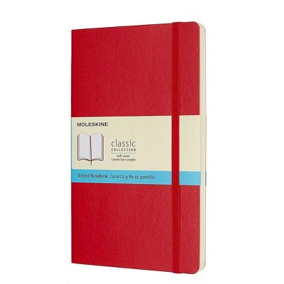 Moleskine Large Soft Cover Dotted Scarlet Red 854665XX