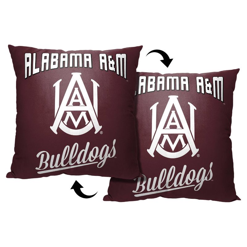 18&#34; x 18&#34; NCAA Alabama A&#38;M Bulldogs Alumni Pillow, 2 of 4