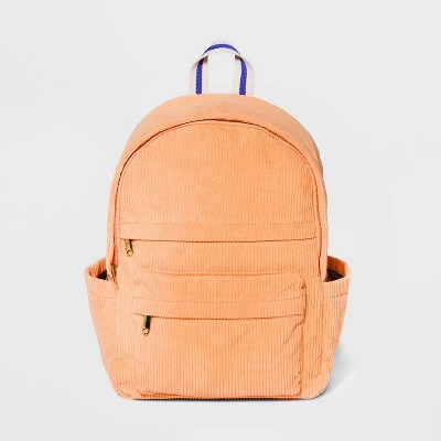 Photo 1 of Medium Dome 13" Corduroy Backpack - Wild Fable - Coral Orange