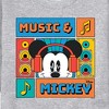 Men's - Disney - Music And Mickey Graphic Fleece Sweatshirt - 2 of 4