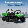 24V 4WD All-Terrain Kids Electric Ride-on Dump Truck,2-Seater with Remote Control,Dump Bed - 4 of 4