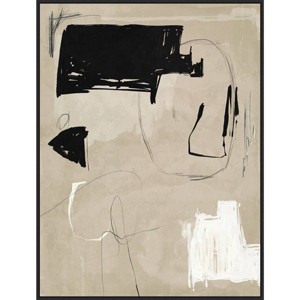 32" x 42" Back to The Drawing Board III by Urban Road Framed Canvas Wall Art Print - Amanti Art - 1 of 4