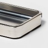 Brushed Stainless Steel Soap Dish - Threshold™ - image 4 of 4