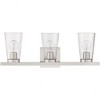 Livex Lighting Cityview 3 - Light Vanity in  Brushed Nickel - 4 of 4