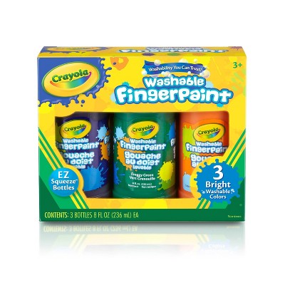 Crayola 3ct Washable Fingerpaints