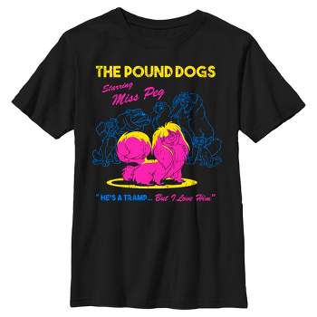 Junior's Pound Puppies Grateful for Puppies T-Shirt - Black - X Large