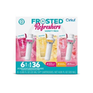 Cirkul Frosted Refreshers Flavor Cartridge Variety Pack (2 Pink, 2 Mango Dragon Fruit, 2 Paradise) - 6pk - 1 of 4