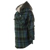 Gioberti Boy's 100% Cotton Removable Hoodie Plaid Checkered Flannel Shirt - 3 of 4