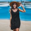 Women's Crinkle & Crochet Sleeveless Cover-Up Dress - Cupshe - 3 of 4