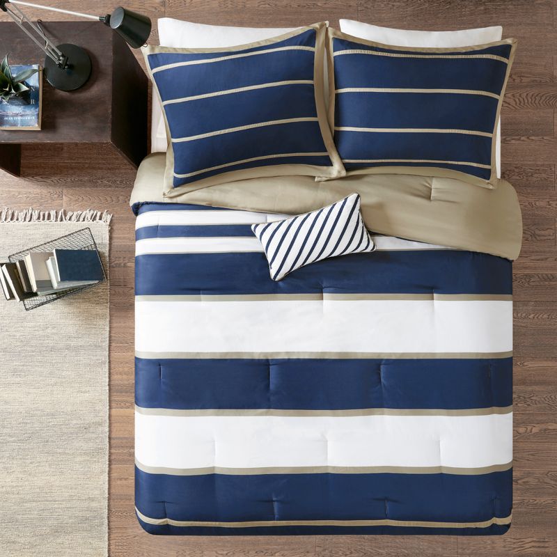 Cody Bold Stripe Comforter Set, 2 of 8