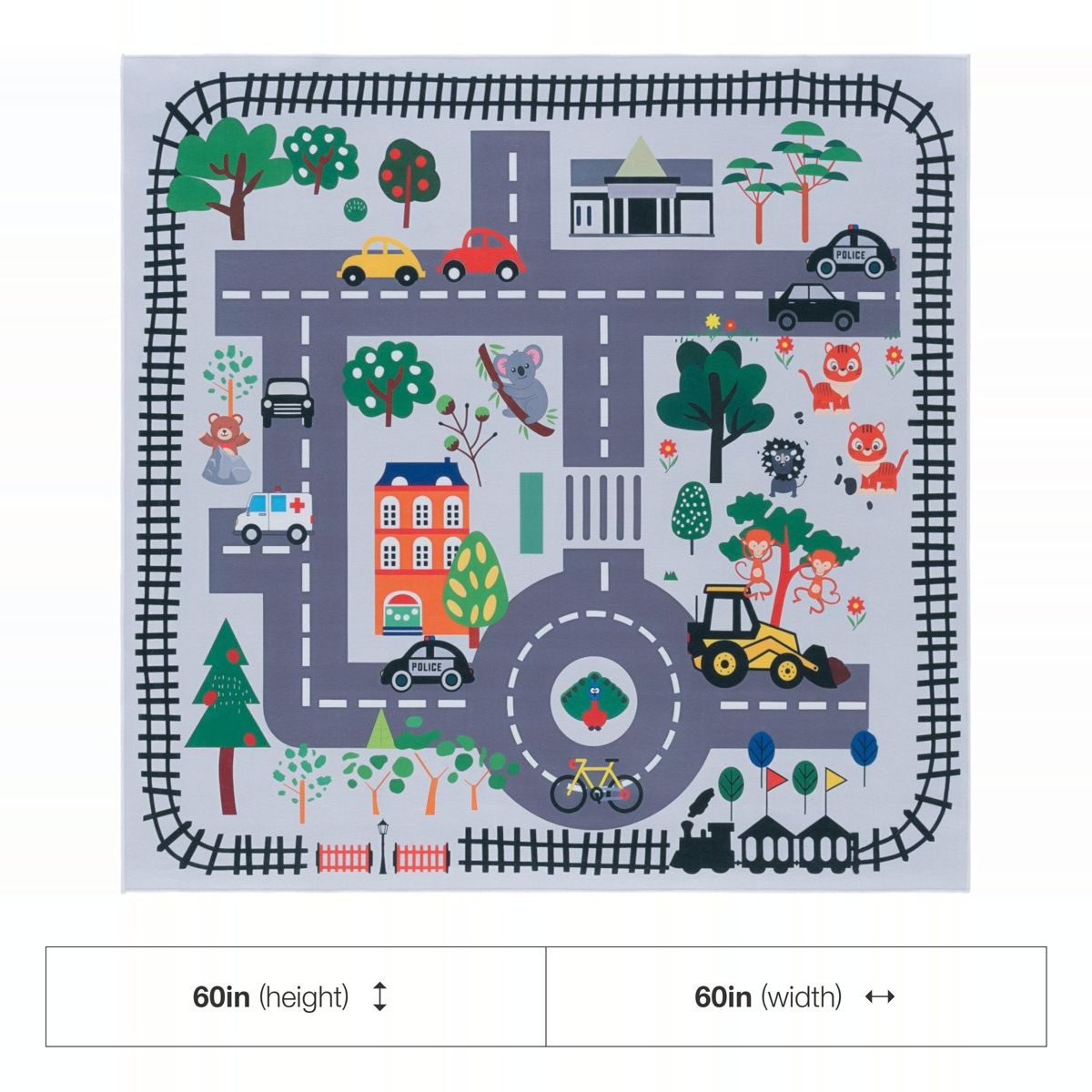 Tacoma Kids TCK167 Power Loomed Stain Resistant Non-Shedding Machine Washable Skid-Resistant Indoor Rugs - Safavieh Kids - thumbnail 6