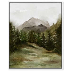 Art Remedy April Woodland Landscape Wall Art Framed - 1 of 4
