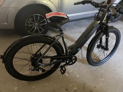 schwinn adult coston 27.5 hybrid electric bike
