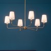 Kichler Lighting Pallas 6 - Light Chandelier in  Brushed Natural Brass - 2 of 4