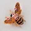 Anna-Kaci Crystal Rhinestone Bee Crystal Rhinestone Brooch Pin - Elegant Enamel Insect Flower Jewelry for Women & Men - 3 of 4