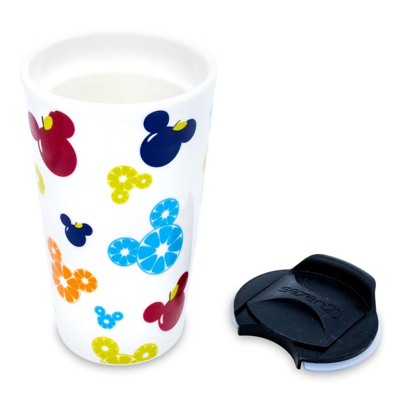 Seven20 Disney Mickey Mouse Fresh Fruit Ceramic Travel Mug With Lid | Holds 10 Ounces, 2 of 7