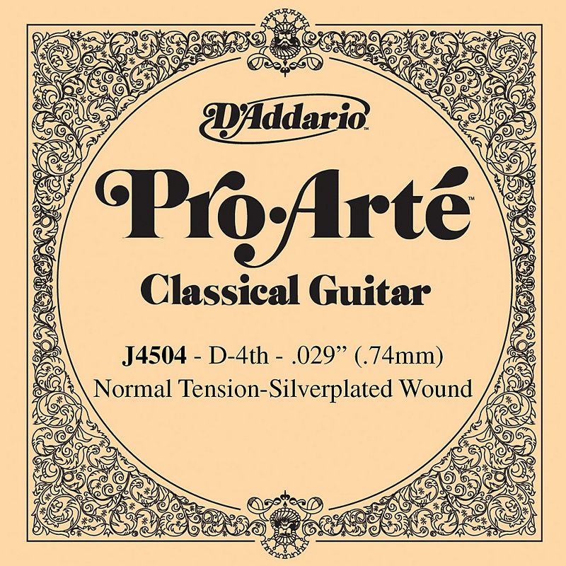 D'Addario J45 D-4 Pro-Arte Composites Normal Single Classical Guitar String, 2 of 3