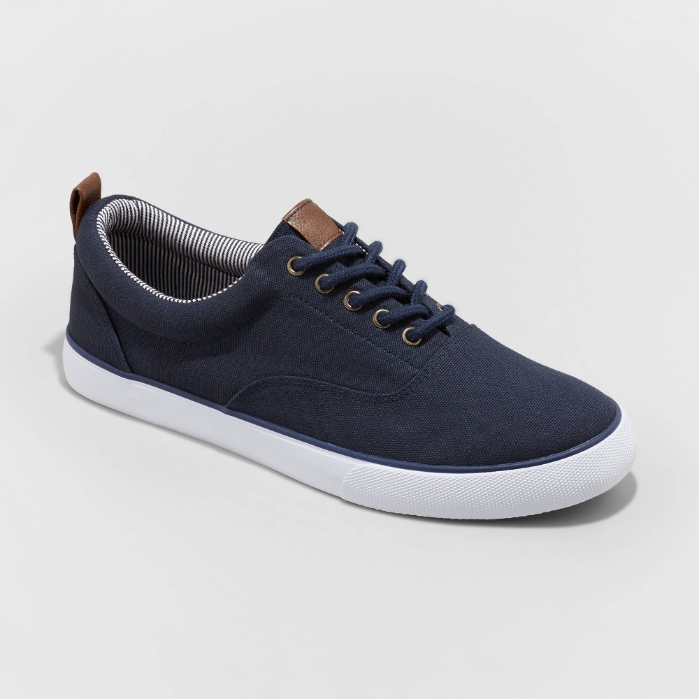 Size 9 Men's Brady Apparel Sneakers - Goodfellow & Co Navy Blue