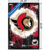 Trends International NHL Ottawa Senators - Maximalist Logo 23 Framed Wall Poster Prints - 3 of 4