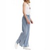 Women's High Rise Side Slit Drawstring Jeans - LOVERVET - 3 of 4