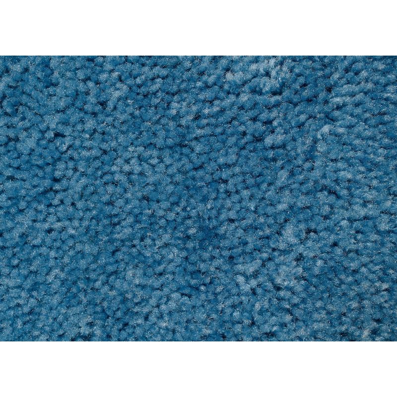 2pc Traditional Nylon Washable Bathroom Rug Set Basin Blue - Garland Rug, 5 of 9