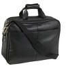Amerileather Black Leather Laptop Softside Briefcase (#48) - 3 of 4