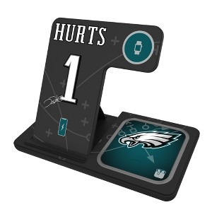 NFL Philadelphia Eagles Players Game Tactic 15-Watt 3 in 1 Charging Station - 1 of 4