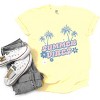 Simply Sage Market Summer Vibes Palm Trees Floral Garment Dyed Tee - 3 of 4