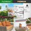 Barkan 30'' Long Gazebo Outdoor TV Wall Mount, 13-65 inch Full Motion Articulating - 4 Movement Flat - 2 of 4