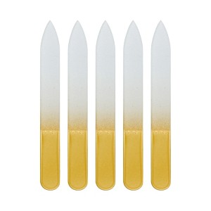 Unique Bargains Double-sided Glass Nail Files 5 Pcs - 1 of 4
