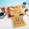 Pavilion Gift Company - On The Boat - 13" Bamboo Serving Board with Utensils - Cutting Boards - 3 of 4