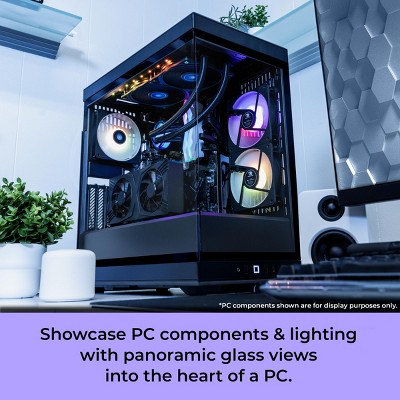 iBUYPOWER Y40 Gaming PC Desktop - AMD Ryzen 7 7800X3D, AMD Radeon RX 9070 16GB, 32GB DDR5 RGB RAM, 2TB NVMe SSD
