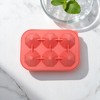 Unique Bargains Ice Tray 6-Cavity Diamond Ice Mould Irregular Hand Wash Only Silicone 6.69"x4.53"x2.13" 1 Pc - 2 of 3