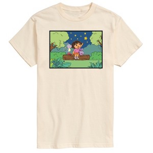 Men's - Dora the Explorer - Boots Stars Short Sleeve Graphic T-Shirt - 1 of 2