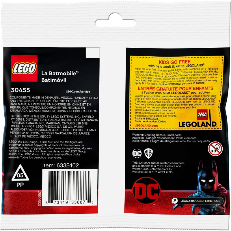 LEGO Super Heroes DC Batmobile 30455 Building Kit, 3 of 6