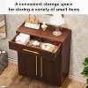 Tribesigns Shoe Cabinet with Doors, Modern Shoe Rack with Drawer - 4 of 4