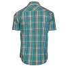 Gioberti Men's Western Cowboy Short Sleeve Shirt with Snap Buttons - 2 of 2