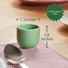 DANMARK LYNGBY Porcelain Egg Cup - Ceramic Holder for Soft Boiled Eggs - Decorative Breakfast Server - Cute & Colorful Egg Cups for Kids & Adults - 4 of 4